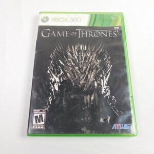Game Of Thrones Xbox 360 Rated M 17+ Atlus Cyanide RPG Action Strategy UNTESTED